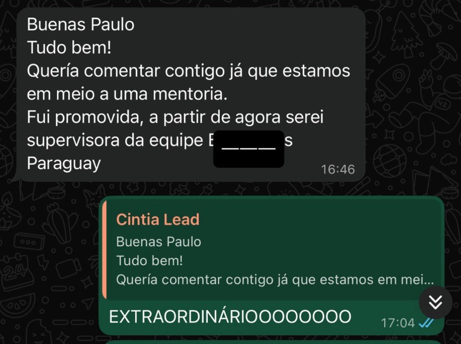 Resultado de mentorado Sales Agro
